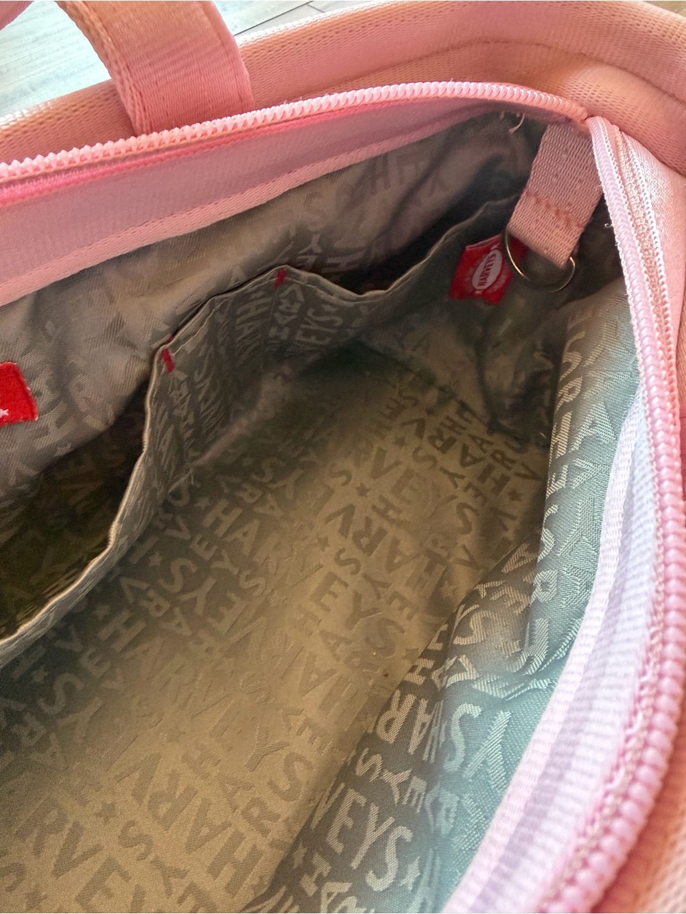 Harveys Pink Woven Shoulder Bag - Women - Picture 5 of 9